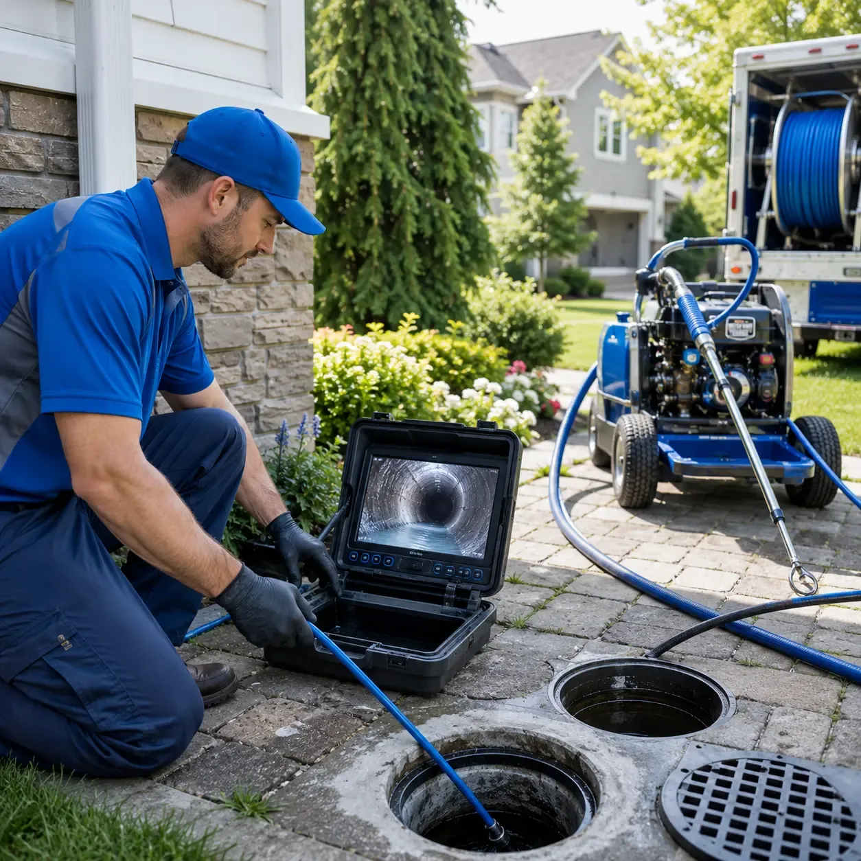 Outdoor drain cleaning professionals serving New Albin, IA
